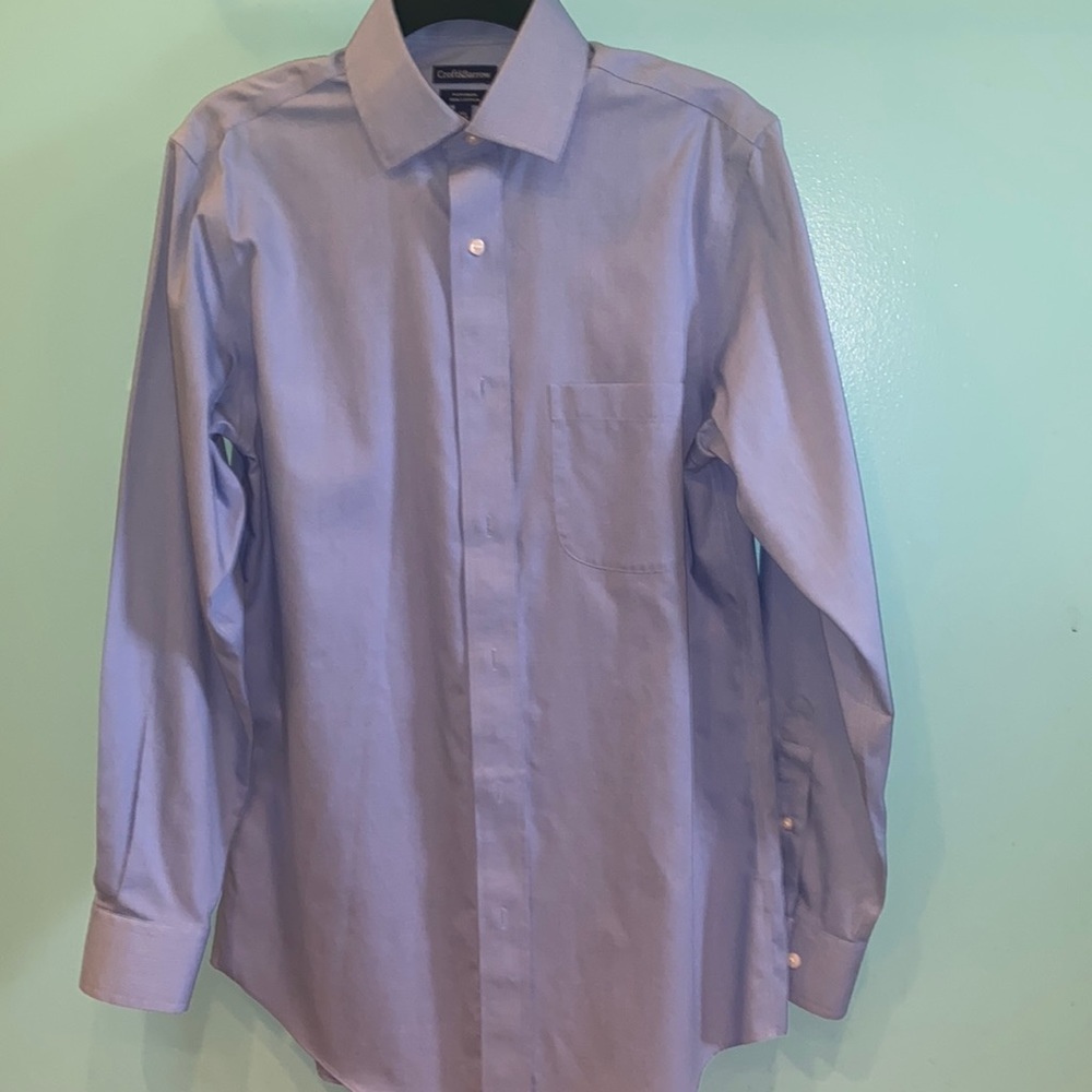 Croft and Barrow blue dress shirt